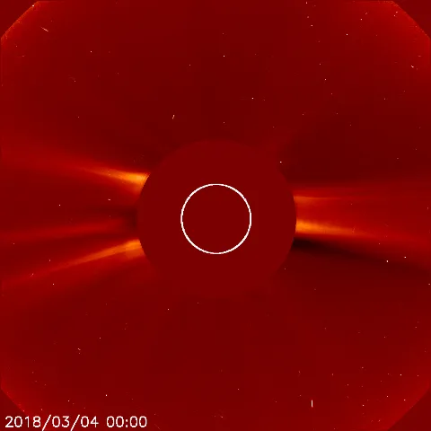 Image of solar wind