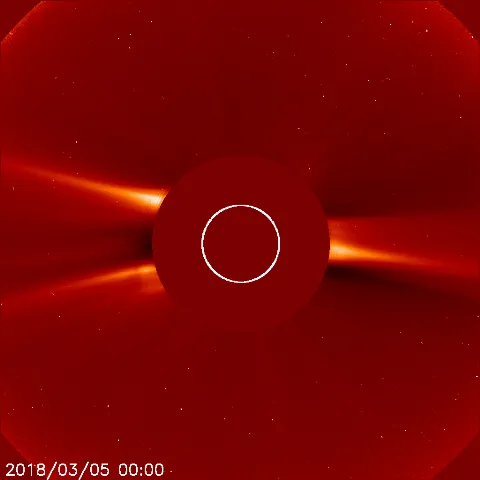 Image of solar wind