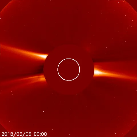 Image of solar wind