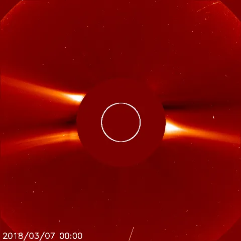 Image of solar wind