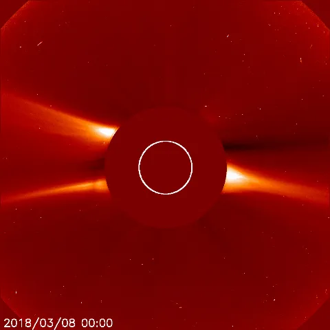 Image of solar wind