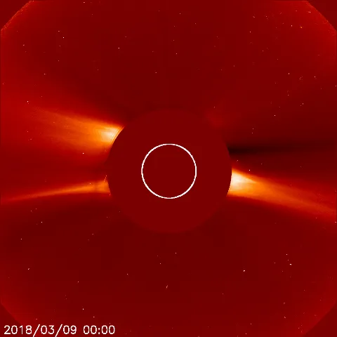 Image of solar wind