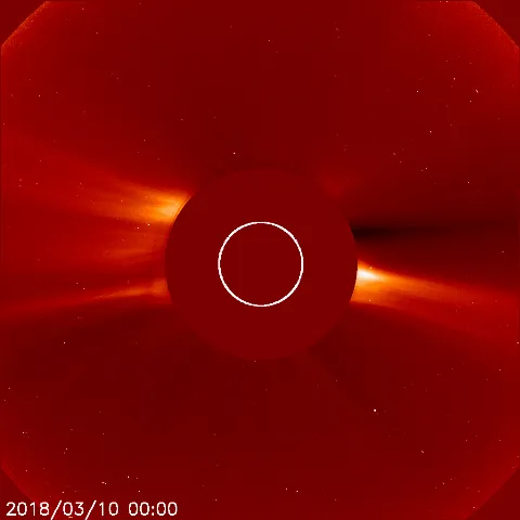 Image of solar wind