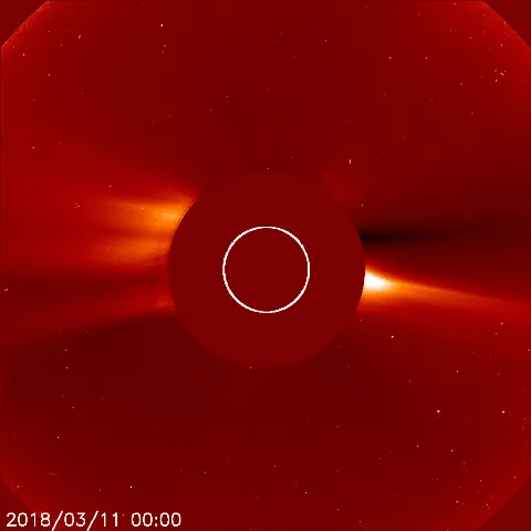 Image of solar wind