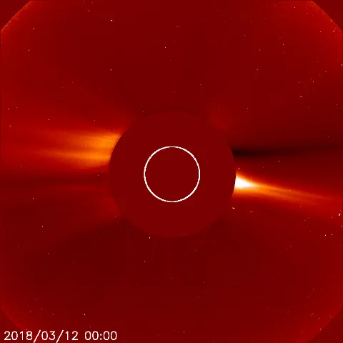 Image of solar wind