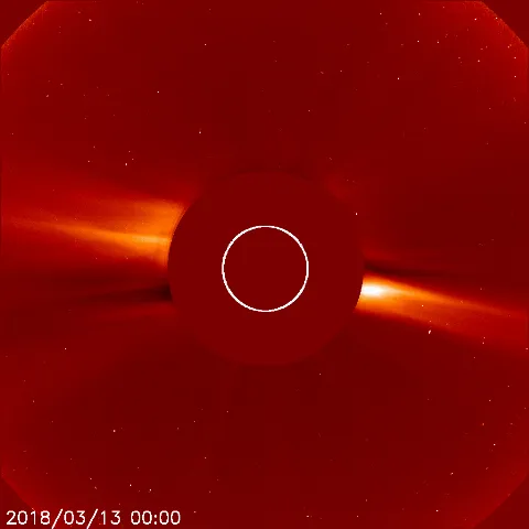 Image of solar wind