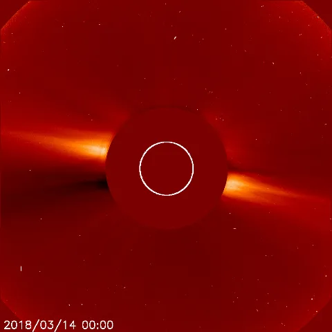 Image of solar wind