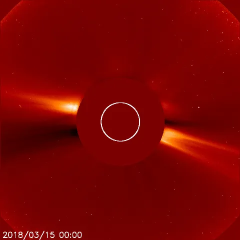 Image of solar wind