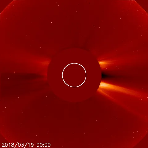 Image of solar wind