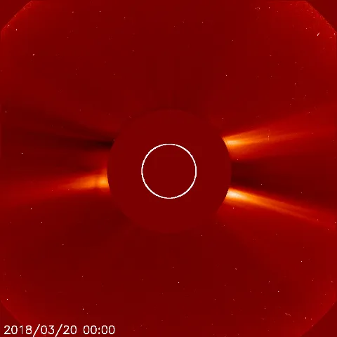 Image of solar wind