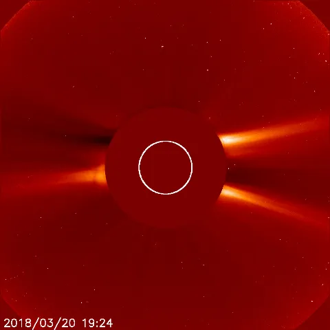 Image of solar wind