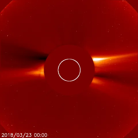 Image of solar wind