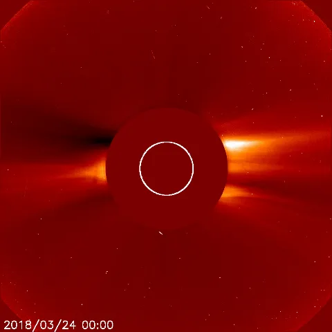 Image of solar wind