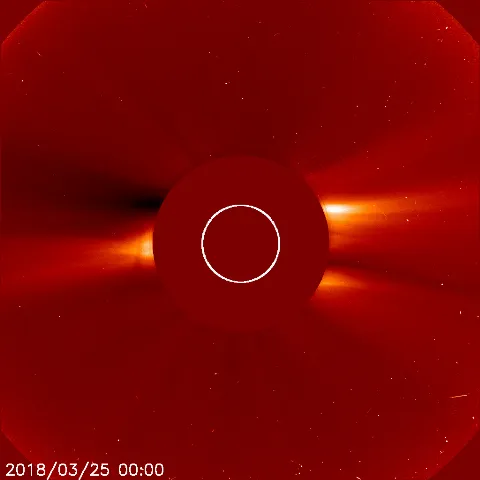 Image of solar wind