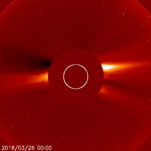 Image of solar wind