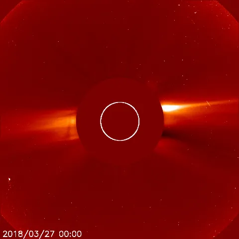 Image of solar wind