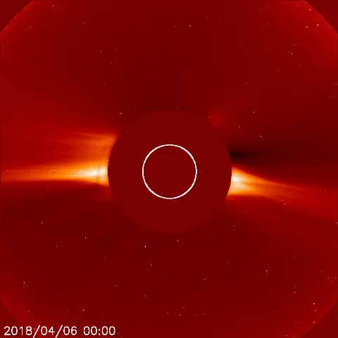 Image of solar wind