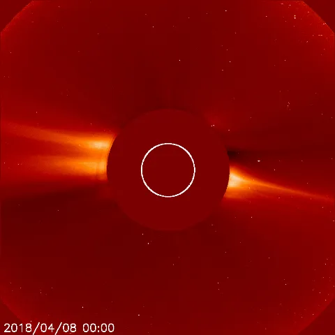 Image of solar wind