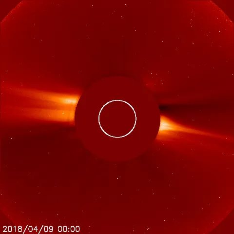 Image of solar wind