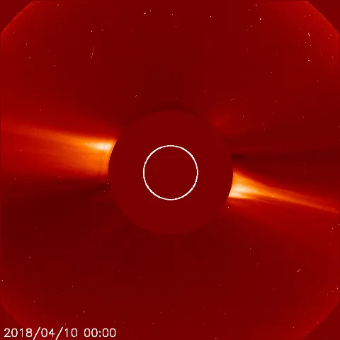 Image of solar wind