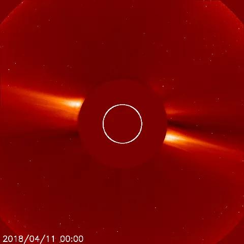 Image of solar wind