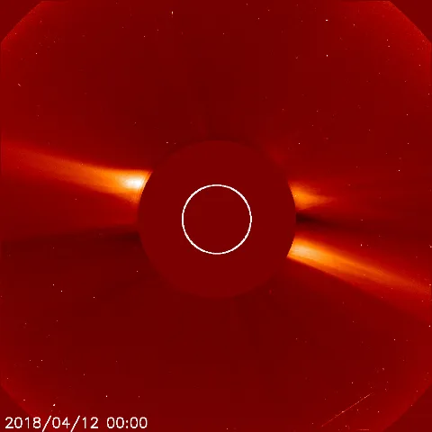 Image of solar wind