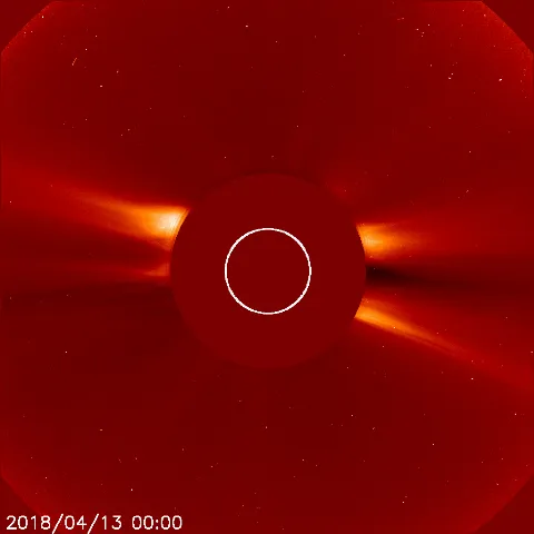 Image of solar wind