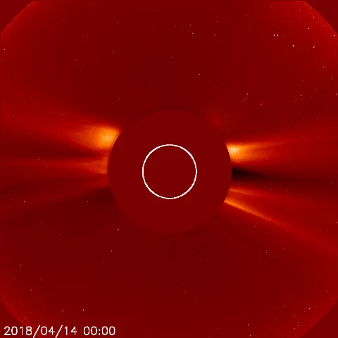 Image of solar wind