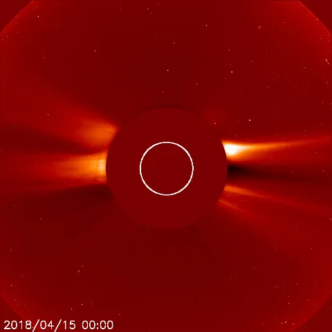 Image of solar wind