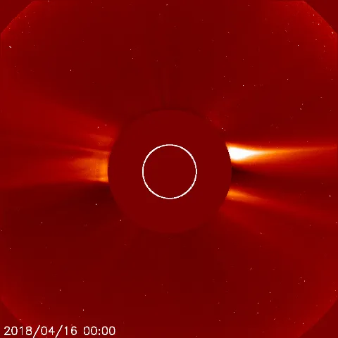 Image of solar wind