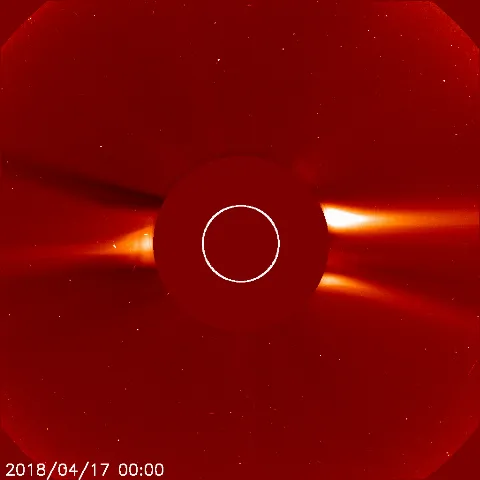 Image of solar wind