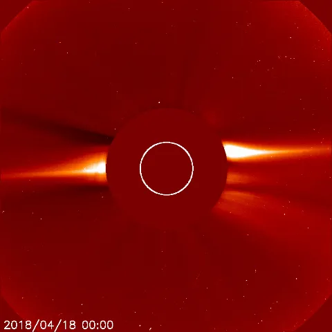 Image of solar wind