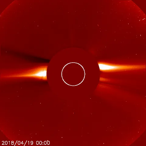 Image of solar wind