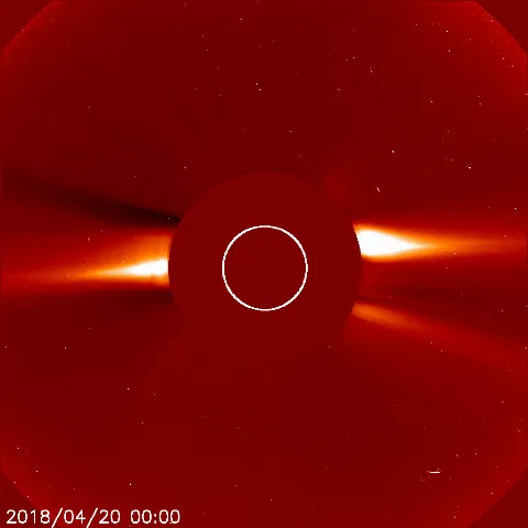 Image of solar wind