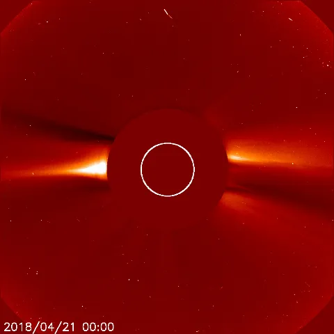 Image of solar wind