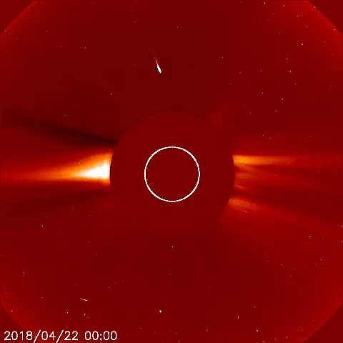 Image of solar wind