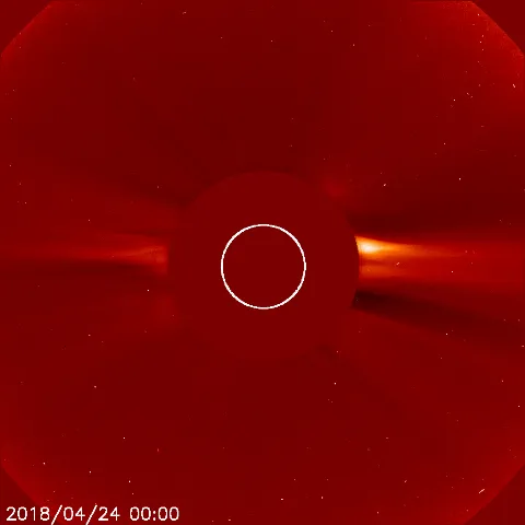 Image of solar wind