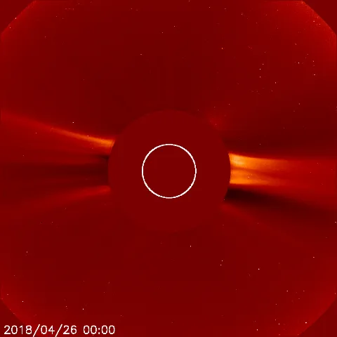 Image of solar wind