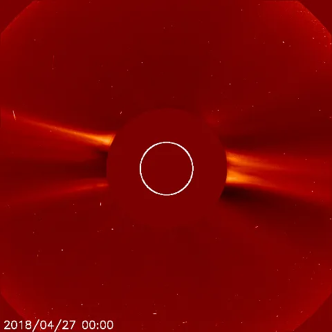 Image of solar wind