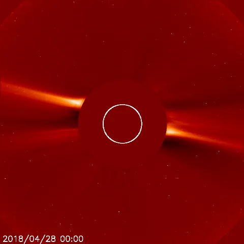 Image of solar wind