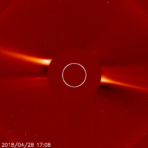 Image of solar wind