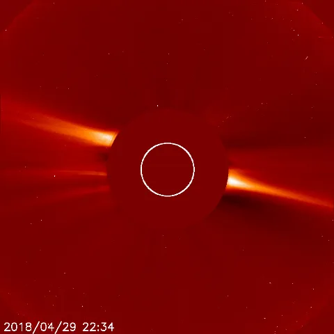 Image of solar wind