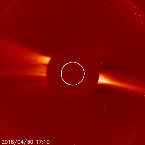 Image of solar wind