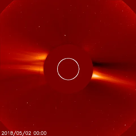 Image of solar wind