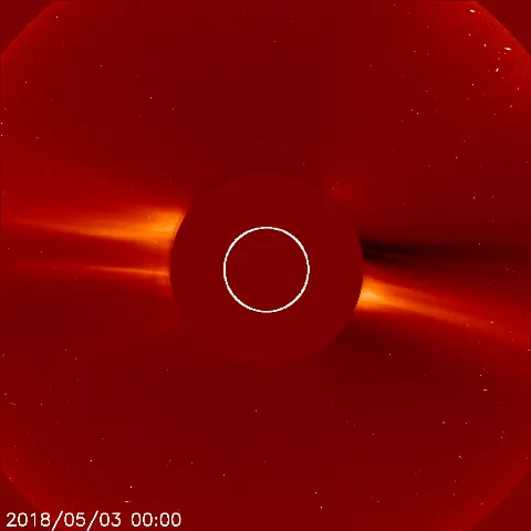 Image of solar wind