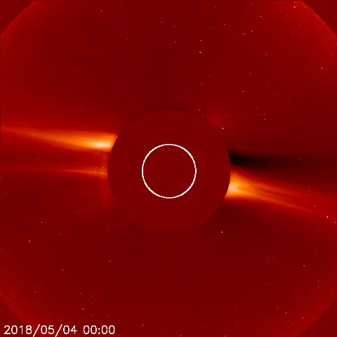 Image of solar wind