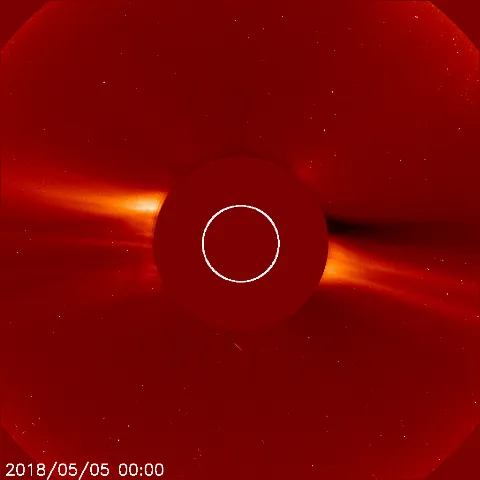 Image of solar wind