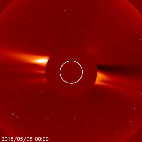 Image of solar wind