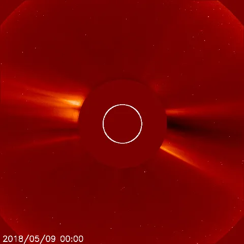 Image of solar wind