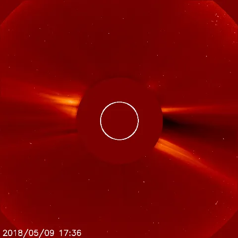 Image of solar wind